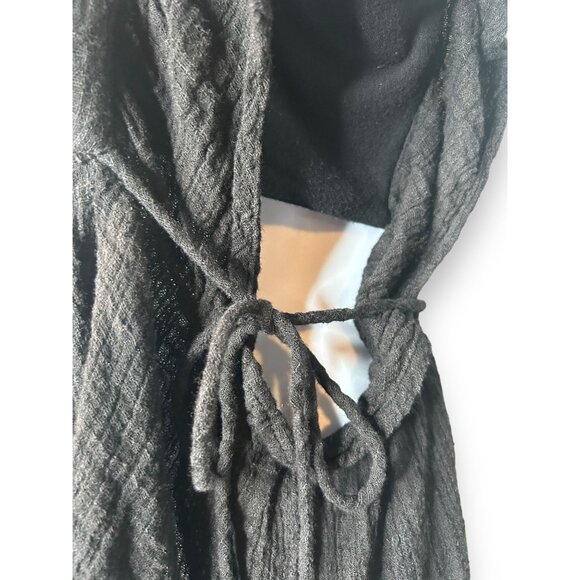 Free People FP One Black Petra Peasant Top - Picture 5 of 9